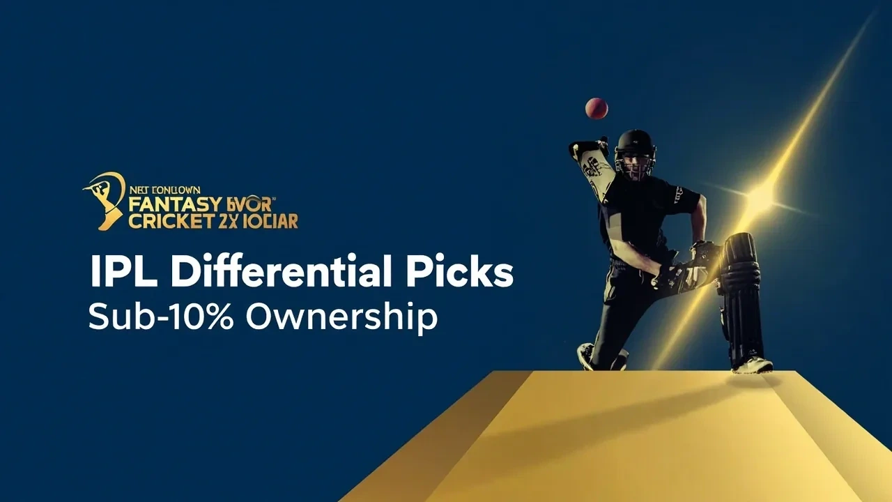 Fantasy cricket differential picks IPL 2026 banner