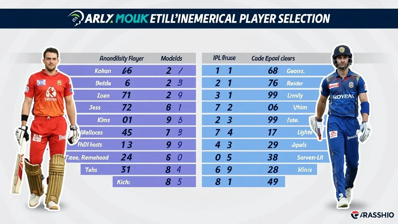 Differential player selection comparison