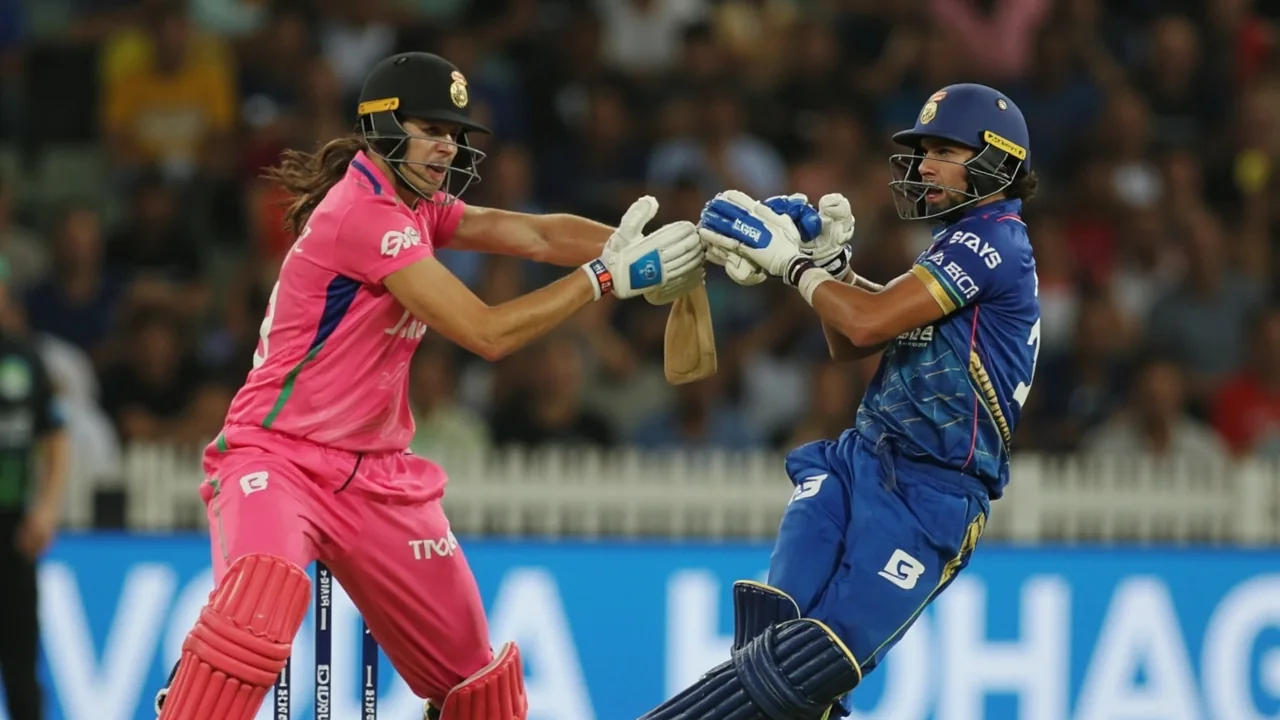 A Hundred women's bowler in her delivery stride under floodlights, captured from a tight sideline angle